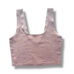 Colsie Women’s Pink Velvet Tank Crop Top New (XL)
